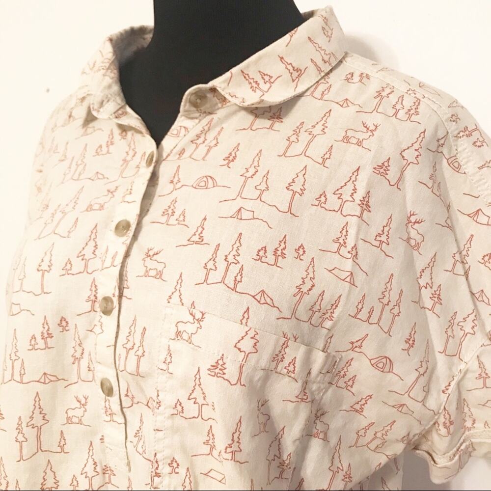 Columbia Sportswear camp theme shirt SZ XL - Picture 2 of 8